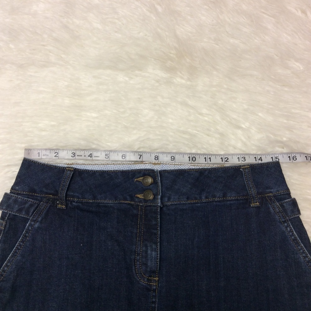 LANDS’ END DENIM SKIRT - Picture 7 of 9